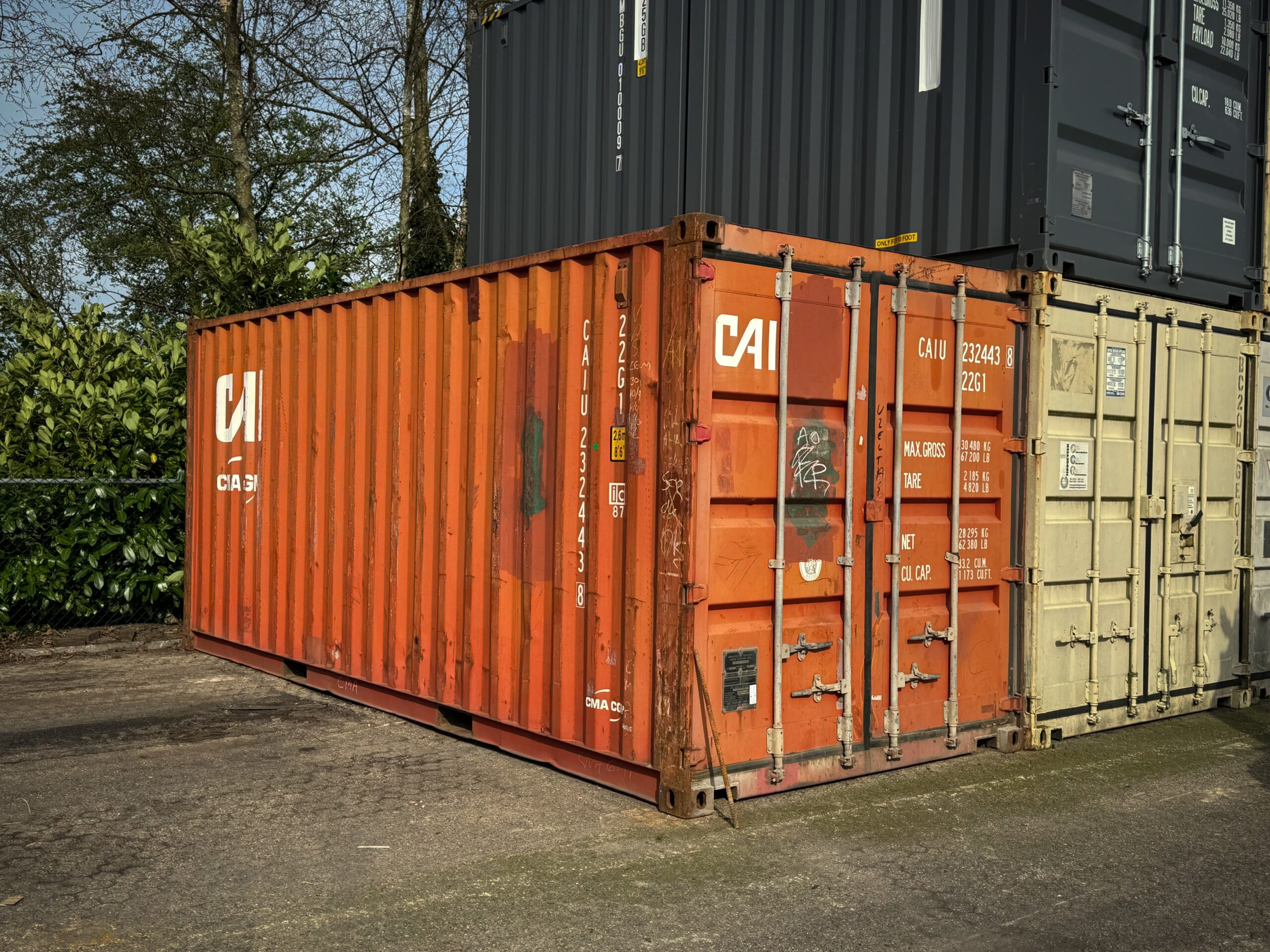 20FT Zeecontainer gebruikt C Kwaliteit