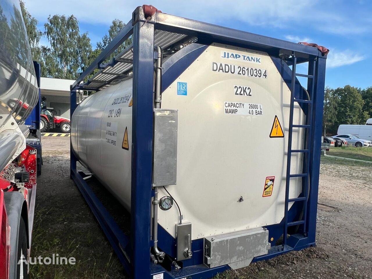 JJAP T11, L4BN, 22K2 20ft tank container